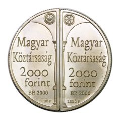   Lórántffy Zsuzsanna 2 x 2000 Forint 2000 BU 31,46g Ag925 ezüst