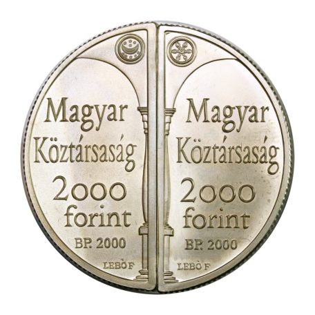 Lórántffy Zsuzsanna 2 x 2000 Forint 2000 BU 31,46g Ag925 ezüst