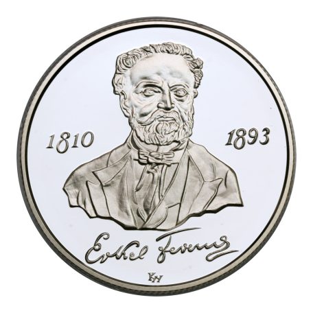Erkel Ferenc születésének 200. évfordulója 5000 Forint 2010 PP 31,46g Ag925 ezüst