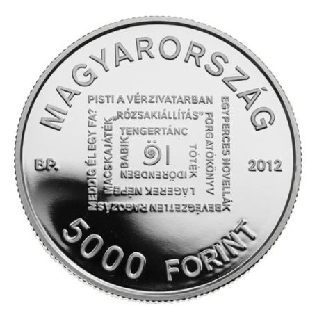 Örkény István 5000 Forint 2012 PP 31,46g Ag925
