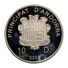 Andorra 10 Diners 2003 FIFA World Cup 2006 PP 31,47g Ag925