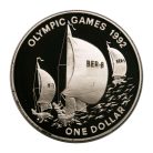 Bermuda 1 Dollár 1992 PP Olimpiai játékok 1992 PP 31,47g Ag925