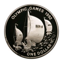 Bermuda 1 Dollár 1992 PP Olimpiai játékok 1992