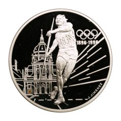 Franciaország 100 Frank 1994 PP gerelyhajító 33,63g Ag925