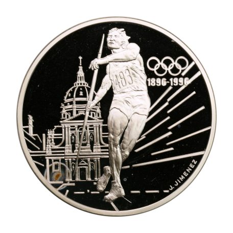 Franciaország 100 Frank 1994 PP gerelyhajító 33,63g Ag925