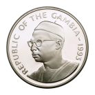 Gambia 20 Dalasis 1993 PP Olimpia 1992 bírkózás 31,26g Ag925