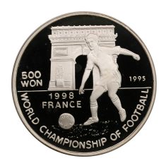 Észak-Korea 500 Won 1995 PP Labdarúgó VB 1998
