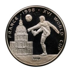 Laosz 50 Kip 1996 PP Labdarúgó VB 1998 Franciaország