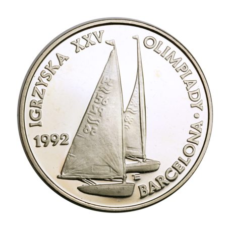 Lengyelország 200000 Zloty 1991 Olimpiai játékok Barcelona 1992 UNC 31,1g Ag925