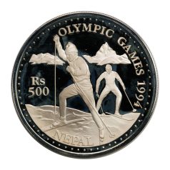 Nepál 50 Rúpia 1994 PP Téli Olimpia Lillehammer Norvégia