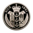 Niue 10 Dollár 1991 PP Olimpiai Játékok 1992 síkfutás 10g Ag925