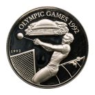 Szamoa 10 Tala 1992 PP Nyári Olimpia 1992 kalapácsvető 31,47g Ag925