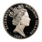 Salamon-szigetek 10 Dollár 1991 Nyári Olimpia Barcelona 1992 PP 31,42g Ag925