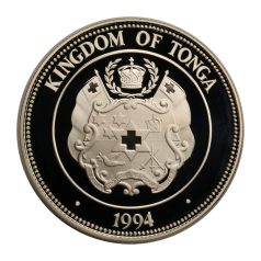   Tonga 1 Pa anga 1994 PP Olimpiaia Játékok 1996 gerely 31,55g Ag925