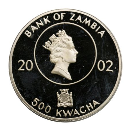 Zambia 500 Kwacha 2002 PP Müncheni Olimpiai Játékok 1972 PP 15,7g Ag999