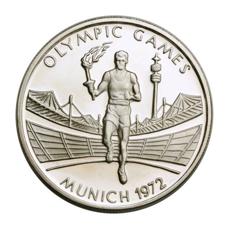 Zambia 500 Kwacha 2002 PP Müncheni Olimpiai Játékok 1972 PP 15,7g Ag999