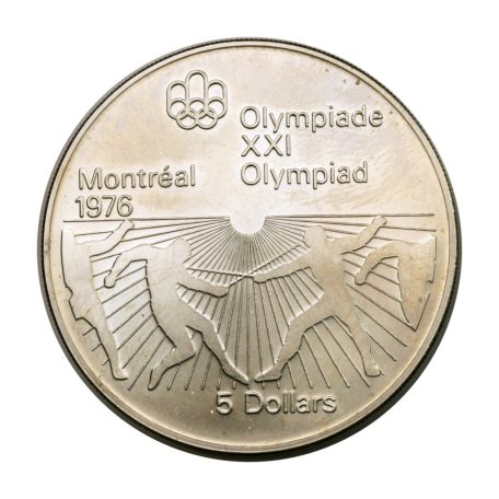 Kanada 5 Dollár 1976 Montreáli Olimpia sorozat Vívás