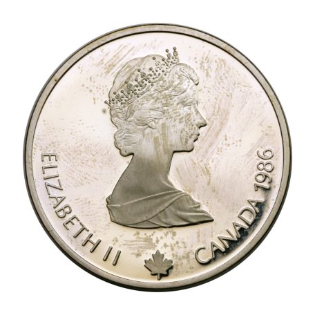 Kanada 20 Dollár 1986 Téli Olimpia Calgary 1988 jégkorong