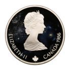 Kanada 20 Dollár 1986 Téli Olimpia Calgary 1988 síakrobatika