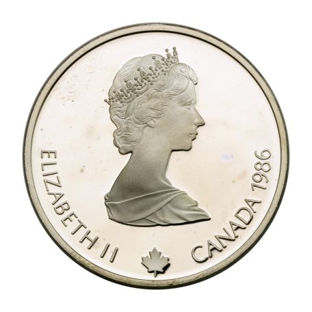 Kanada 20 Dollár 1986 Téli Olimpia Calgary 1988 síakrobatika