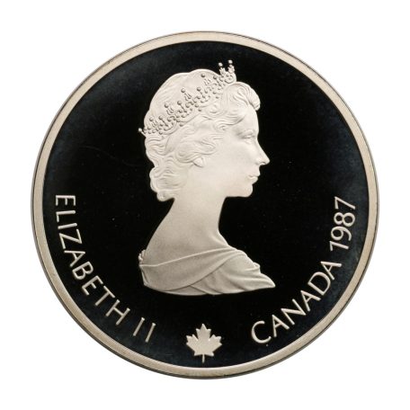 Kanada 20 Dollár 1986 Téli Olimpia Calgary 1988  díszdobozban