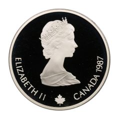 Kanada 20 Dollár 1987 Téli Olimpia Calgary 1988 síugrás