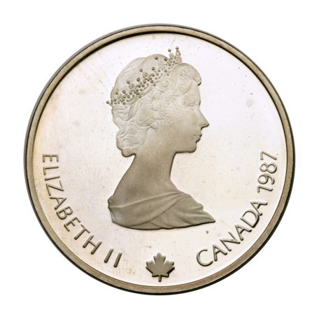 Kanada 20 Dollár 1987 Téli Olimpia Calgary 1988 bob