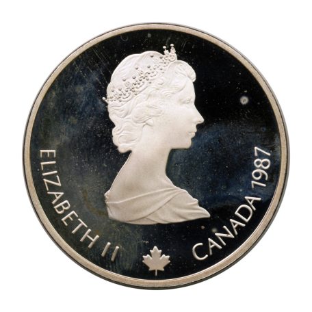 Kanada 20 Dollár 1987 Téli Olimpia Calgary 1988 bob