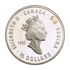 Kanada 15 Dollár 1992 Olimpia Generációk szelleme NOB díszdobozban 33,63g Ag925