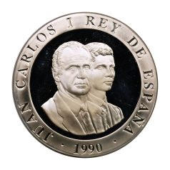   Spanyolország 2000 Peseta 1990 Olimpia Barcelona 1992 Kosárlabda 27g Ag925