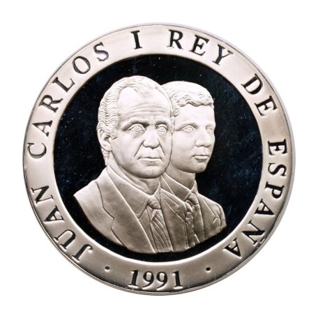 Spanyolország 2000 Peseta 1991 Olimpia Barcelona 1992 Tenisz 27g Ag925