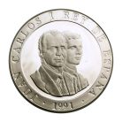 Spanyolország 2000 Peseta 1991 Olimpia Barcelona 1992 Lovassport 27g Ag925