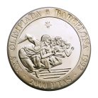 Spanyolország 2000 Peseta 1992 Olimpia Barcelona 1992 Sprint 27g Ag925