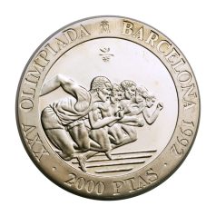   Spanyolország 2000 Peseta 1992 Olimpia Barcelona 1992 Sprint