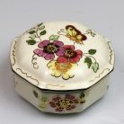 Zsolnay 9142/026 pillangós virágmintás bonbonier