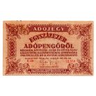 100000 Adópengő 1946 P51 elcsúszott hátoldal