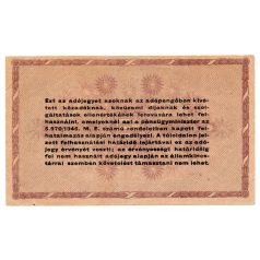 100000 Adópengő 1946 P51A F