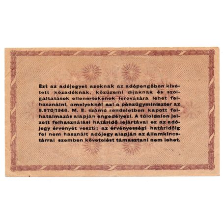 100000 Adópengő 1946 P51A F