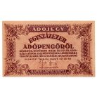 100000 Adópengő 1946 P51A papírránc a jobb oldalon