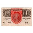 1 Korona Bankjegy 1916 Deutschösterreich bélyegzéssel F