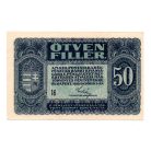 50 Fillér Postatakarékpénztárjegy 1920 aUNC