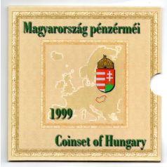   Magyarország pénzérméi forgalmi sor 1999 PP, 75 éves a MNB
