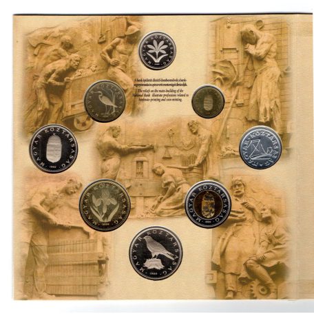 Magyarország pénzérméi forgalmi sor 1999 PP, 75 éves a MNB