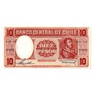 Chile 10 Peso Bankjegy 1958-1959 P120