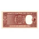 Chile 10 Peso Bankjegy 1958-1959 P120