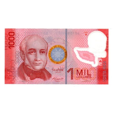 Costa Rica 1000 Colon Bankjegy 2013 P274b UNC
