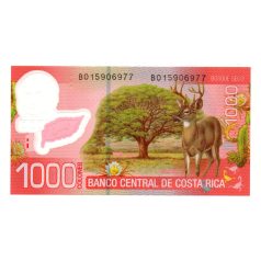 Costa Rica 1000 Colon Bankjegy 2013 P274b UNC