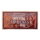 Francia Indokína 10 Cent Bankjegy 1939 P85c