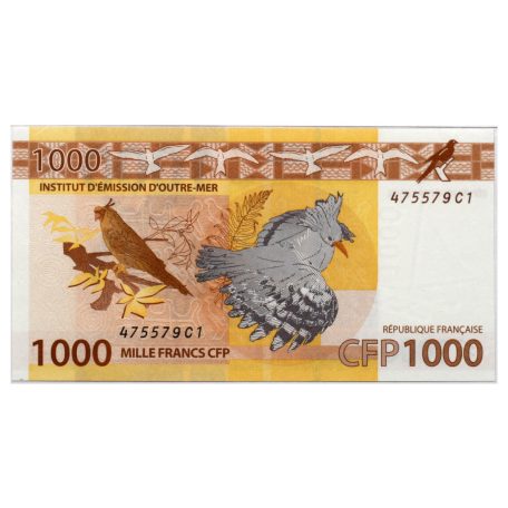 Francia Csendes-óceáni Területek 1000 Frank 2014 P6 PMG66EPQ