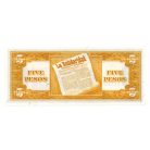 Fülöp-szigetek 5 Pesos Bankjegy 1949 P135e UNC